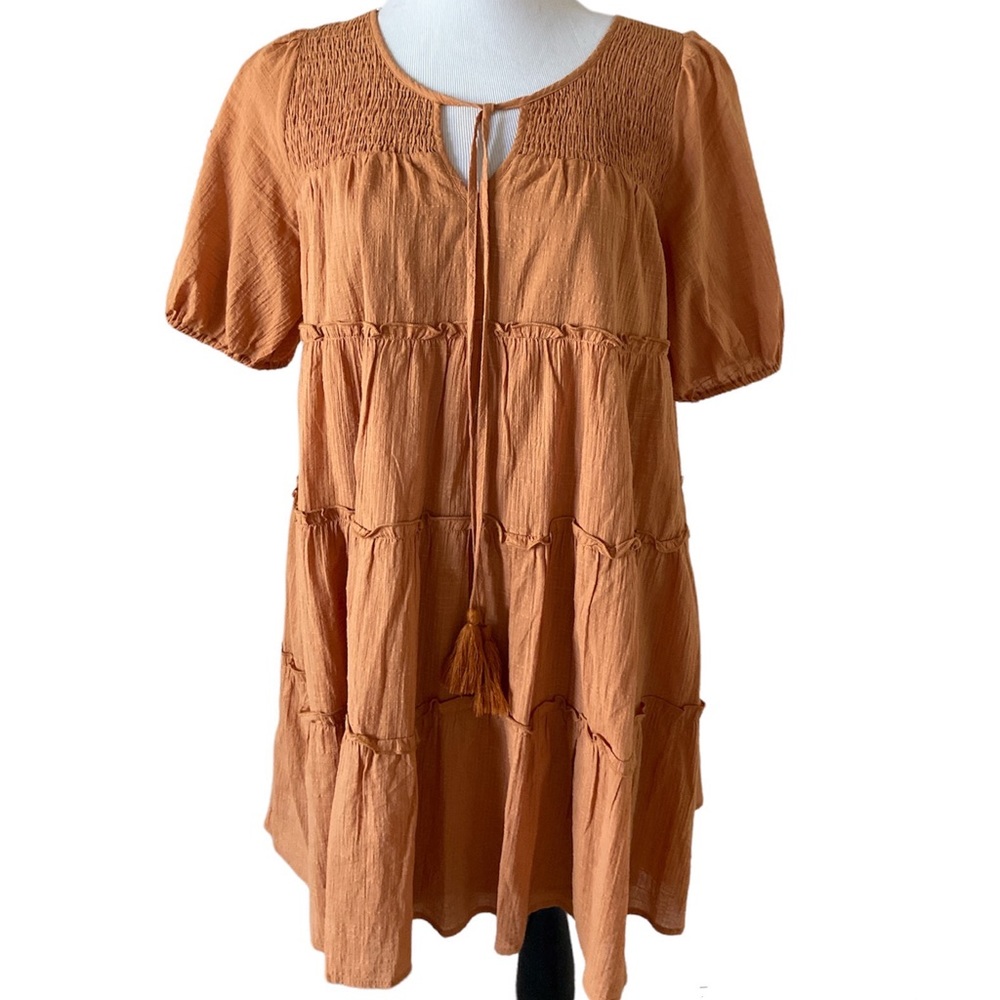 Jodifl boutique mustard color dress